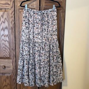Maurices Multicolor Floral Maxi Skirt